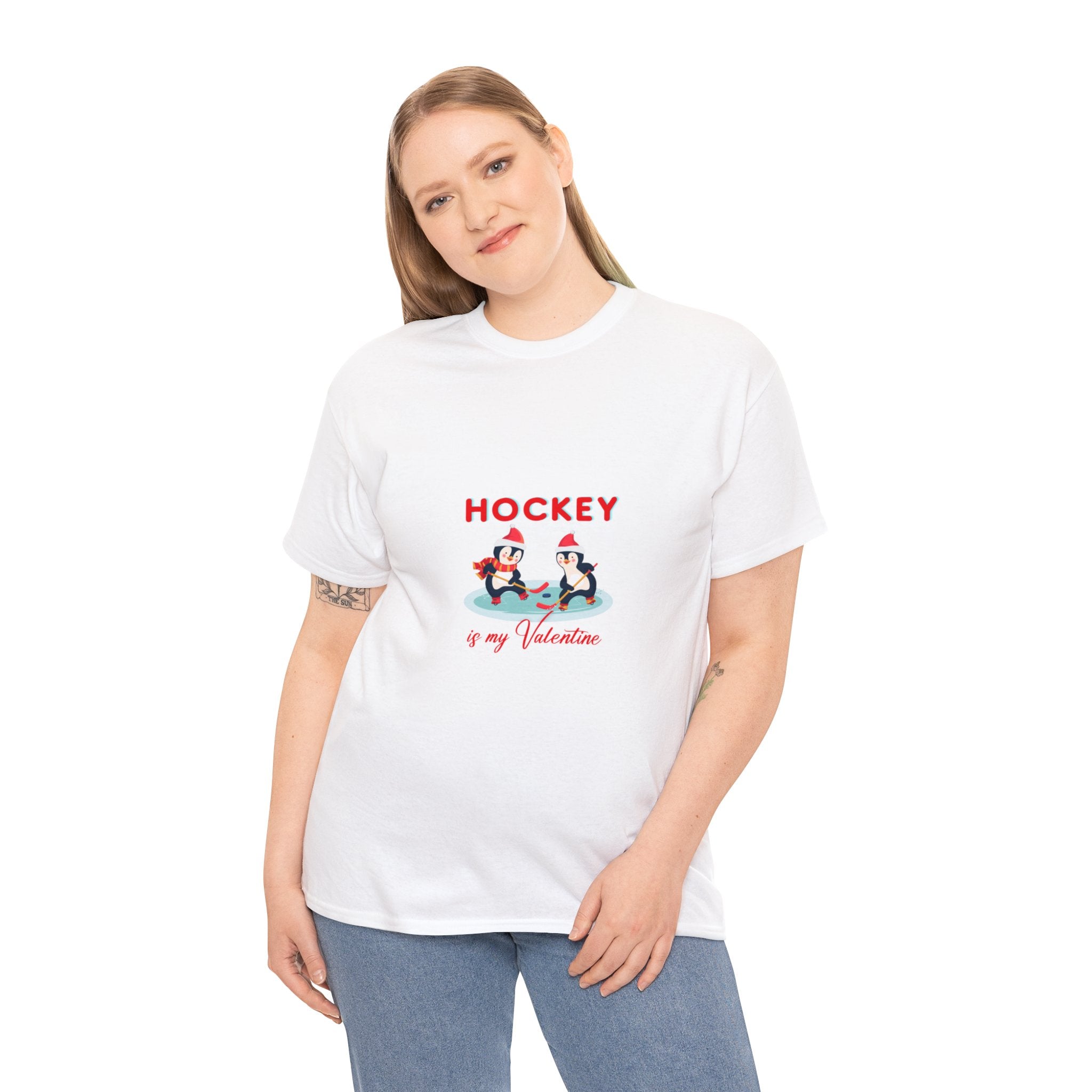 Exclusive 'Hockey is My Valentine' T-Shirt for True Fans | Premium Quality Cotton Tee