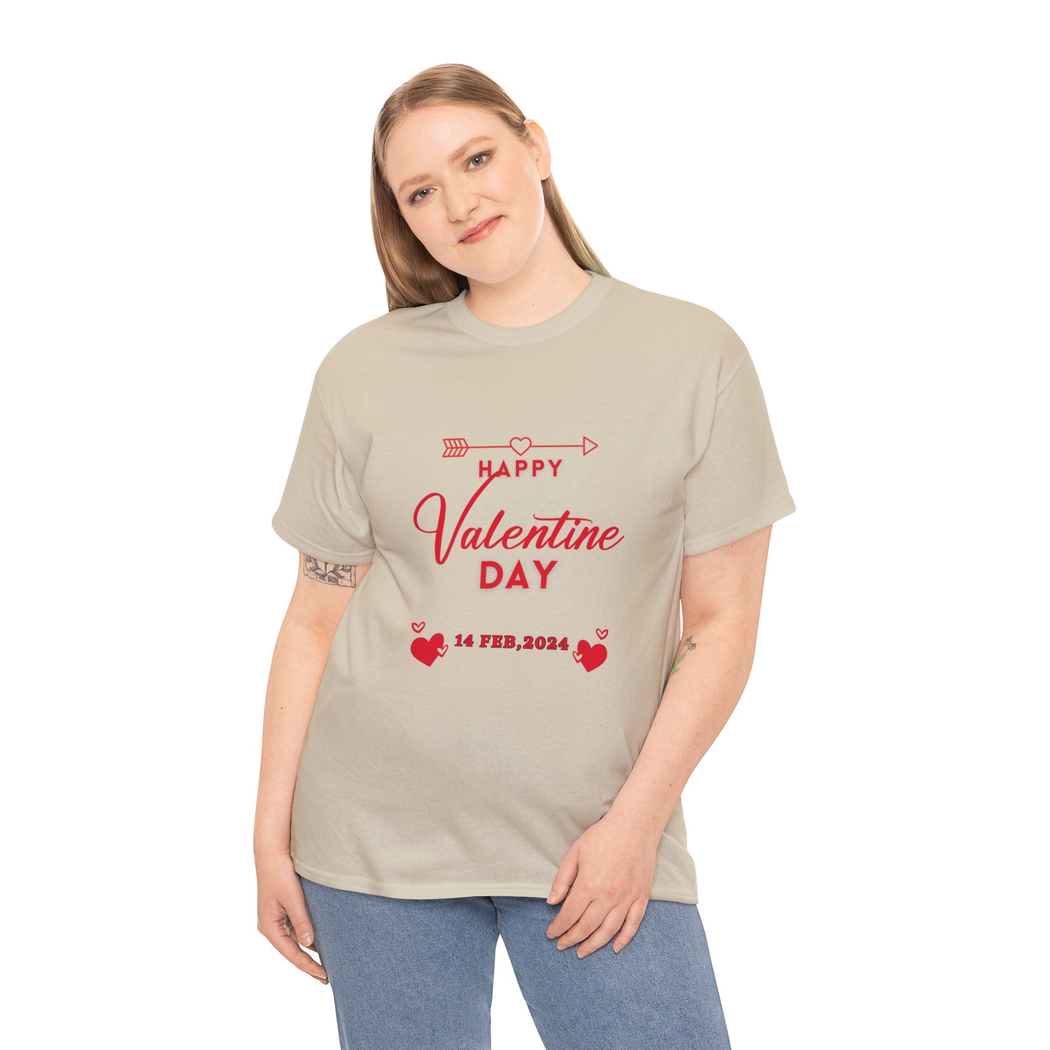 Celebrate Love in Style with Our Exclusive Happy Valentine's Day T-Shirt - Limited Edition Design for a Memorable Affair