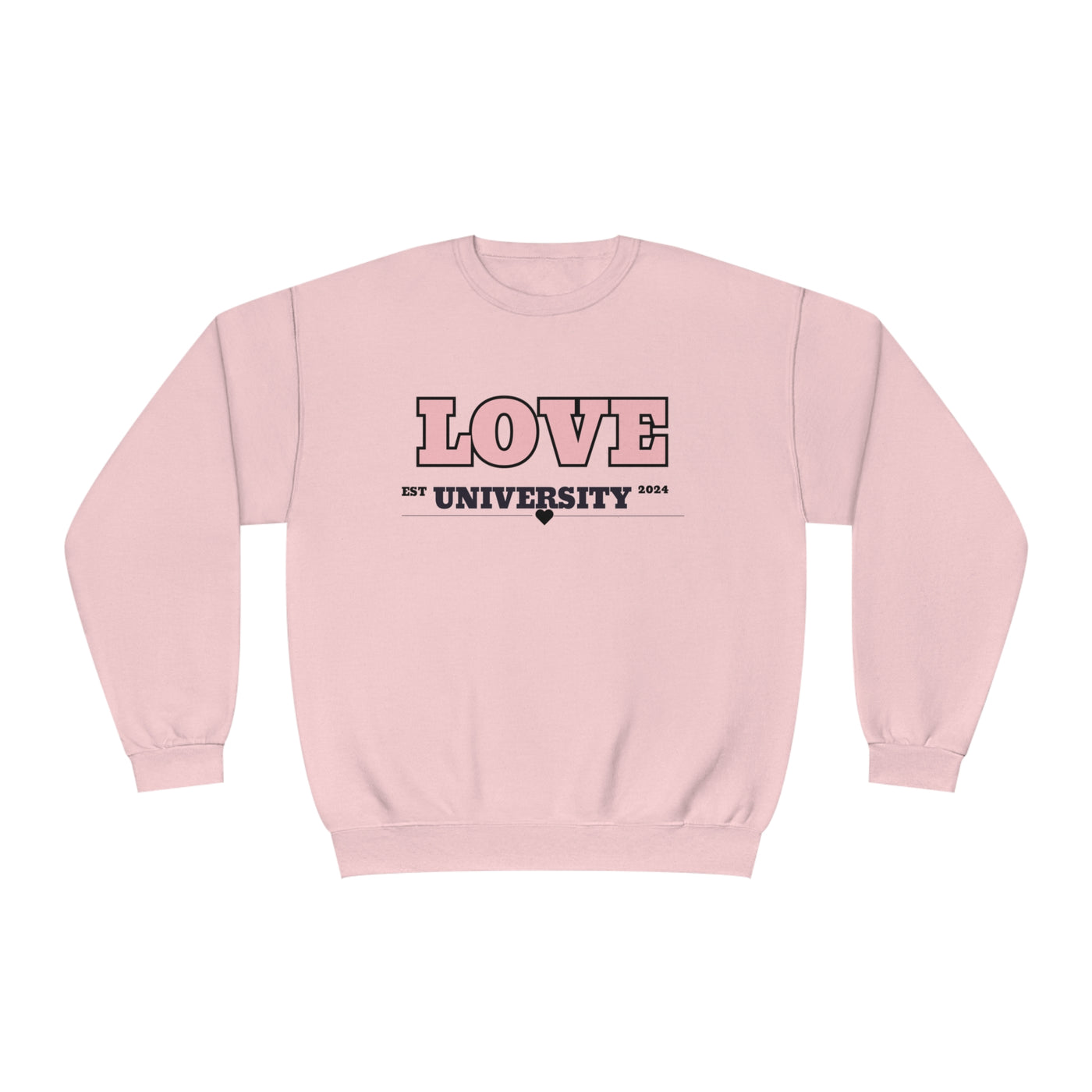 Love in University Valentine Sweatshirt - Cute & Cozy Crewneck for College Students