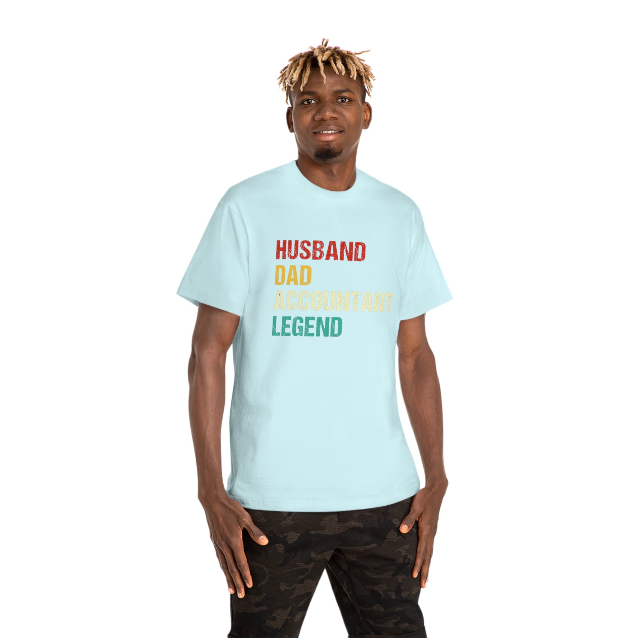 Husband, Dad and Vintage Accountant Legend Shirt - Retro Father's Day Gift Tee for Dad