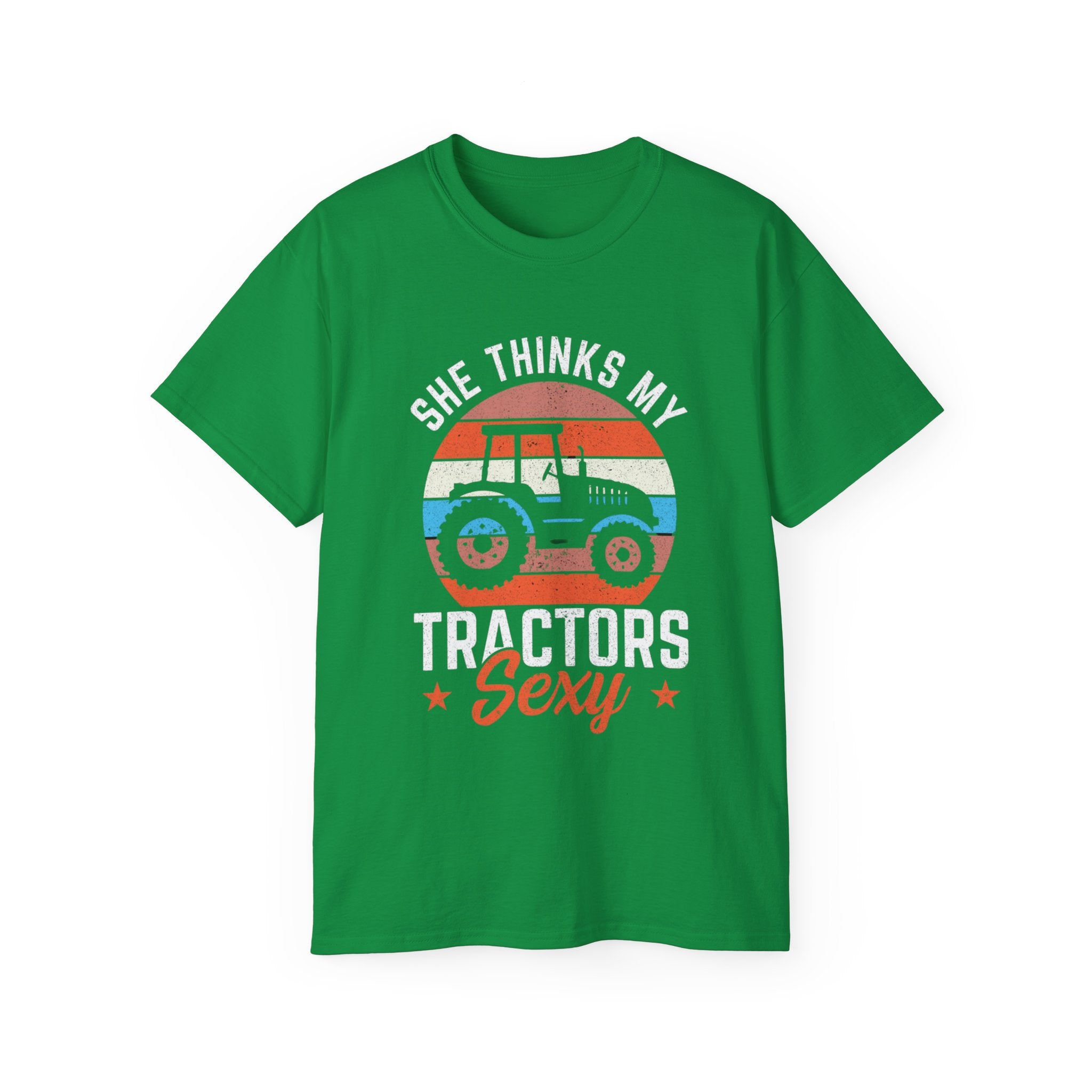 She Thinks My Tractor's Sexy T-Shirt, Vintage Tractor Shirt, Farmer Gift, Tractor Driver Shirt