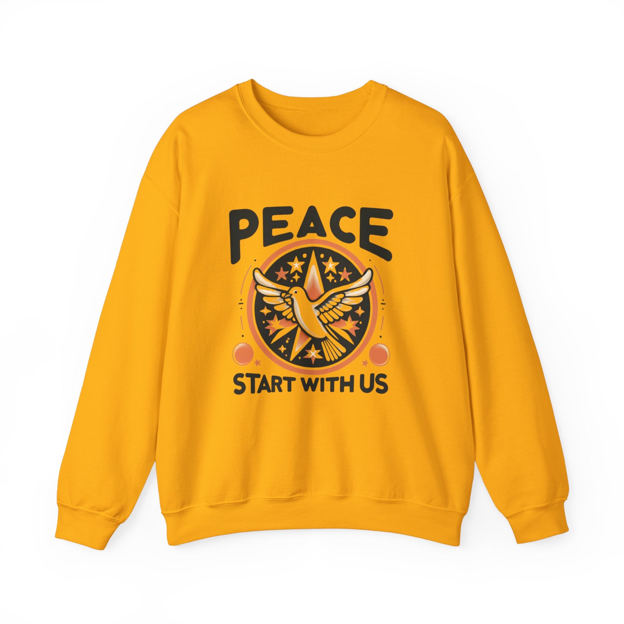 Empowerment Essential: 'Peace Starts with Us' Sweatshirt for Inspired Living