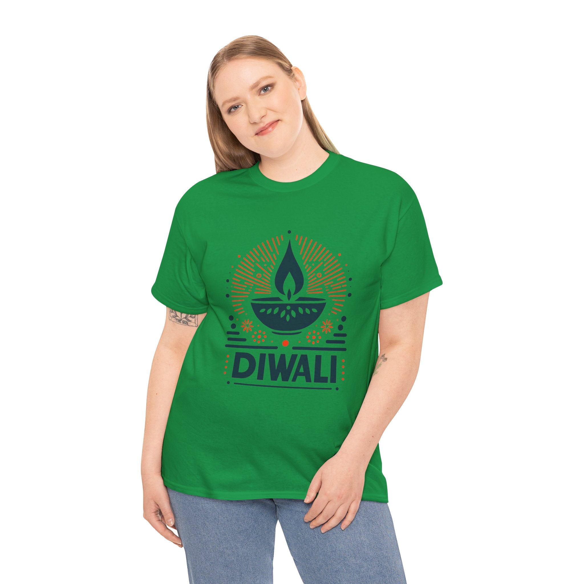 Diwali Celebration T-Shirt | Illuminate Your Style with Elegance