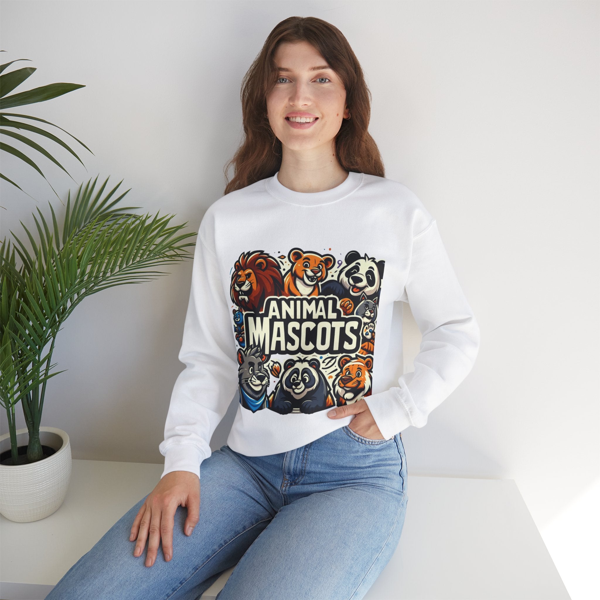 Wild Spirit Animal Mascots Sweatshirt: Embrace Nature's Essence in Style