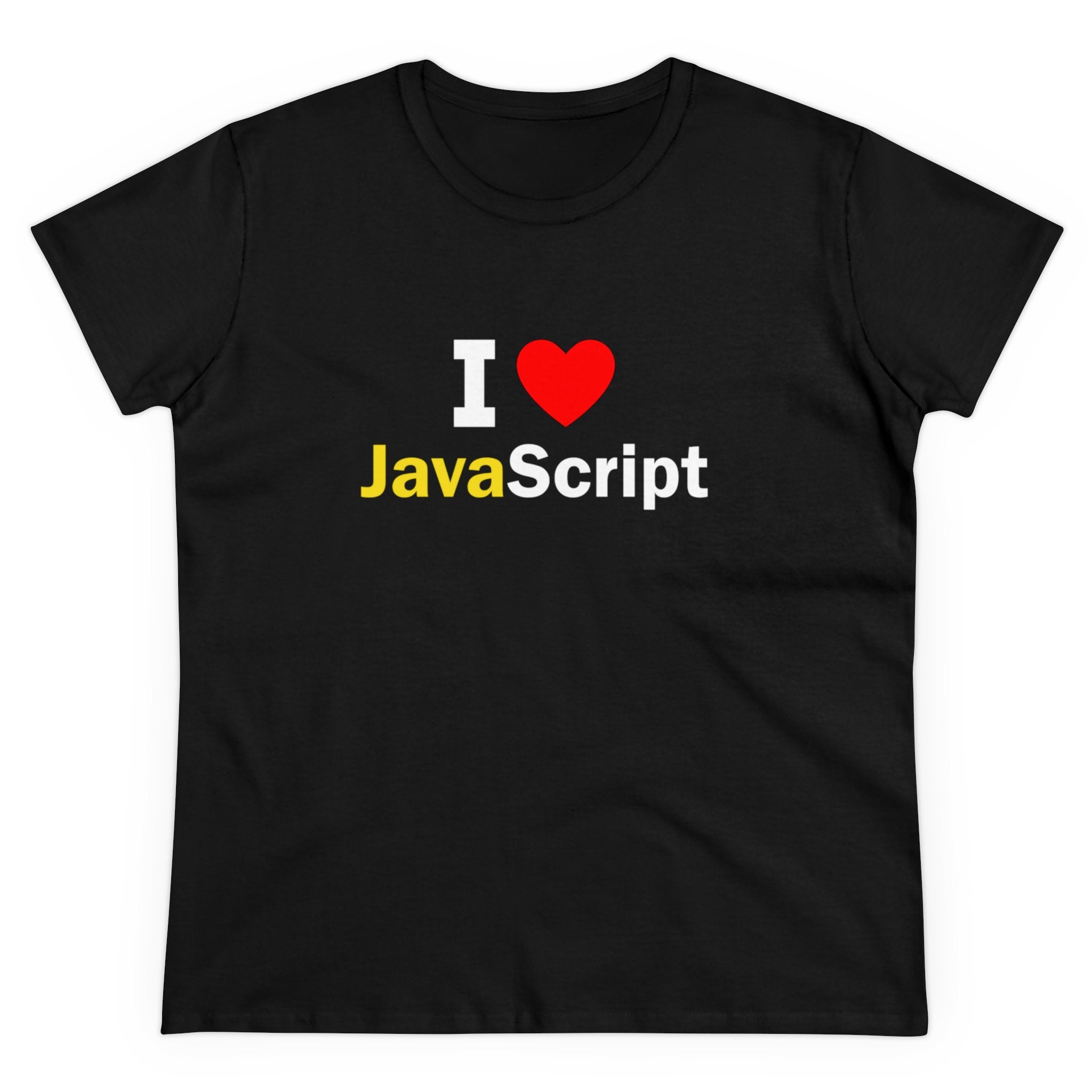 I love Java Script T shirt: JavaScript Lover' Graphic Tee - Trendy Programmer Shirt