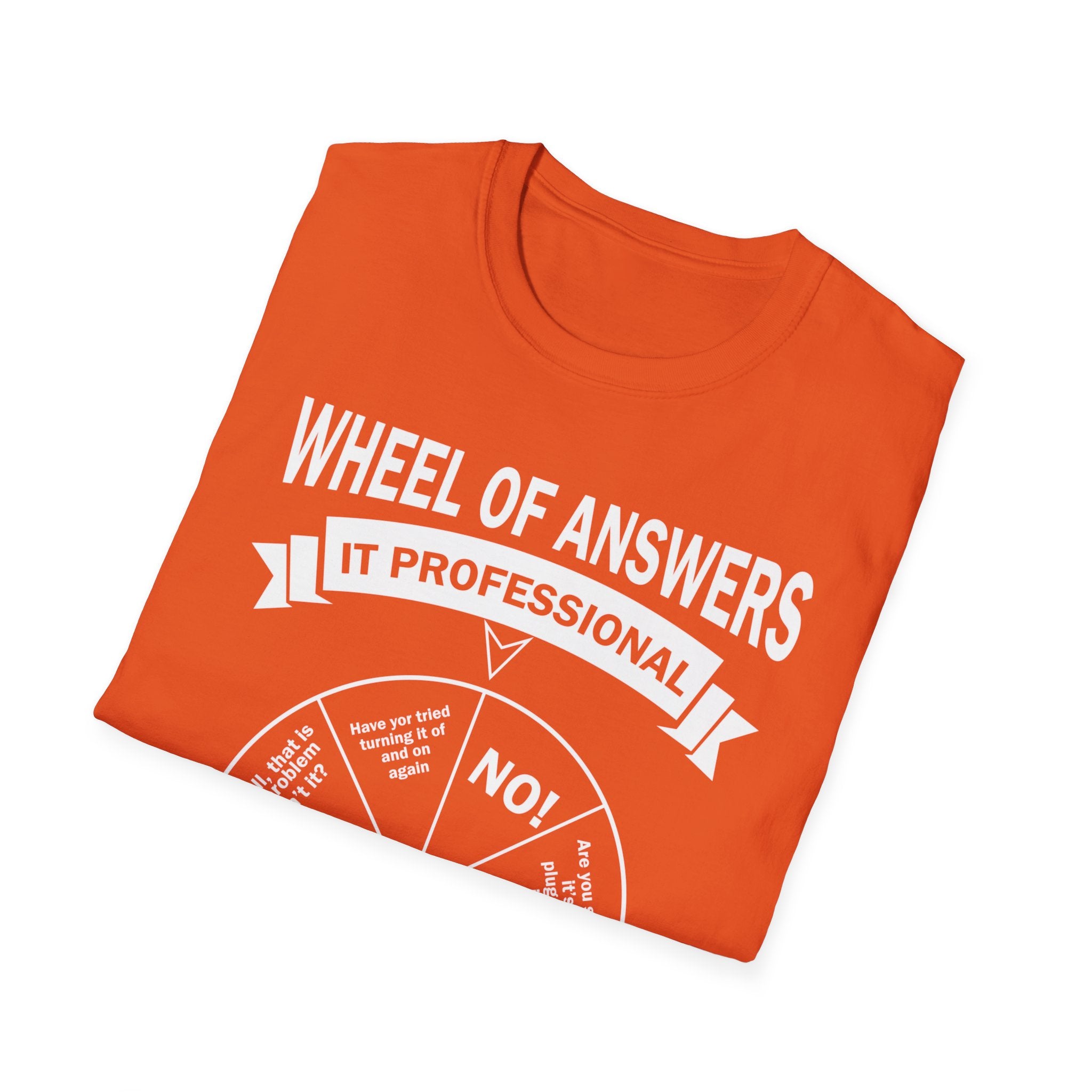 Vintage Style 'Wheels of Wisdom' Graphic Tee - Professional Answer It Shirt