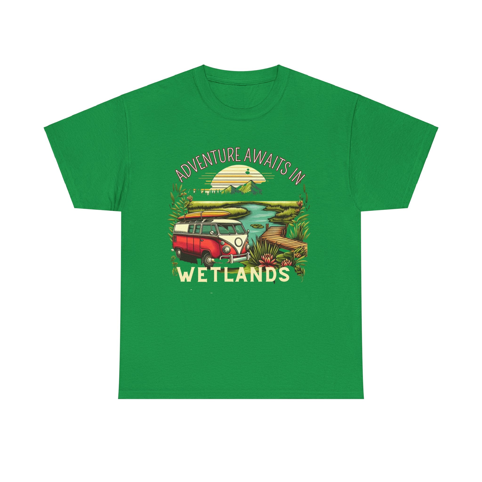 Explore the Unknown: Adventure Awaits in Wetlands T-shirt