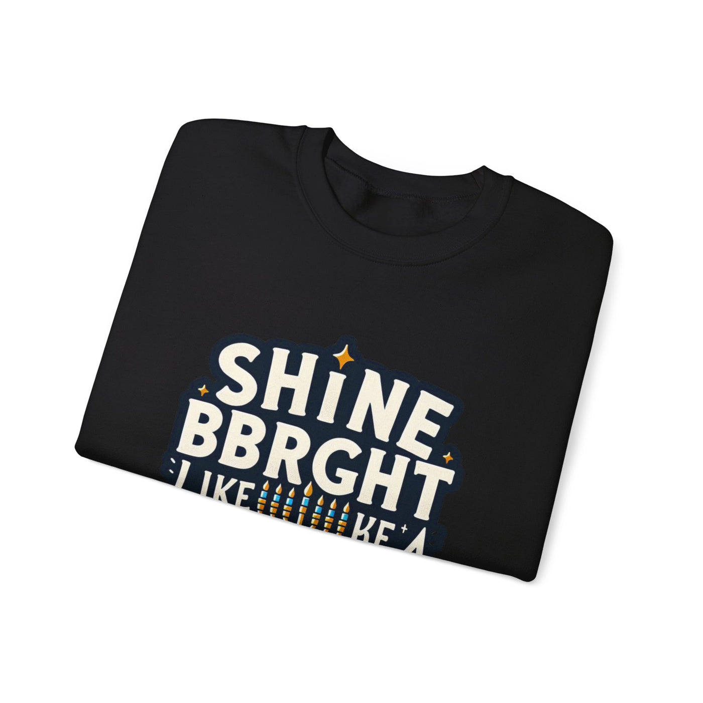 Hanukkah Shine Bright Sweatshirt: Festive and Cozy