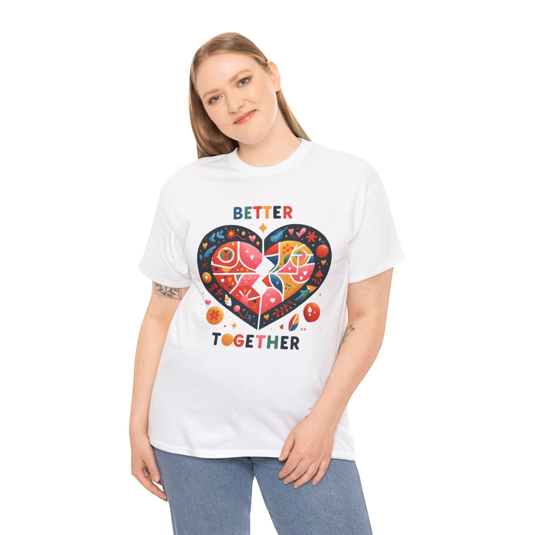 Better Together: Uniting Style and Sentiment in this Chic T-Shirt