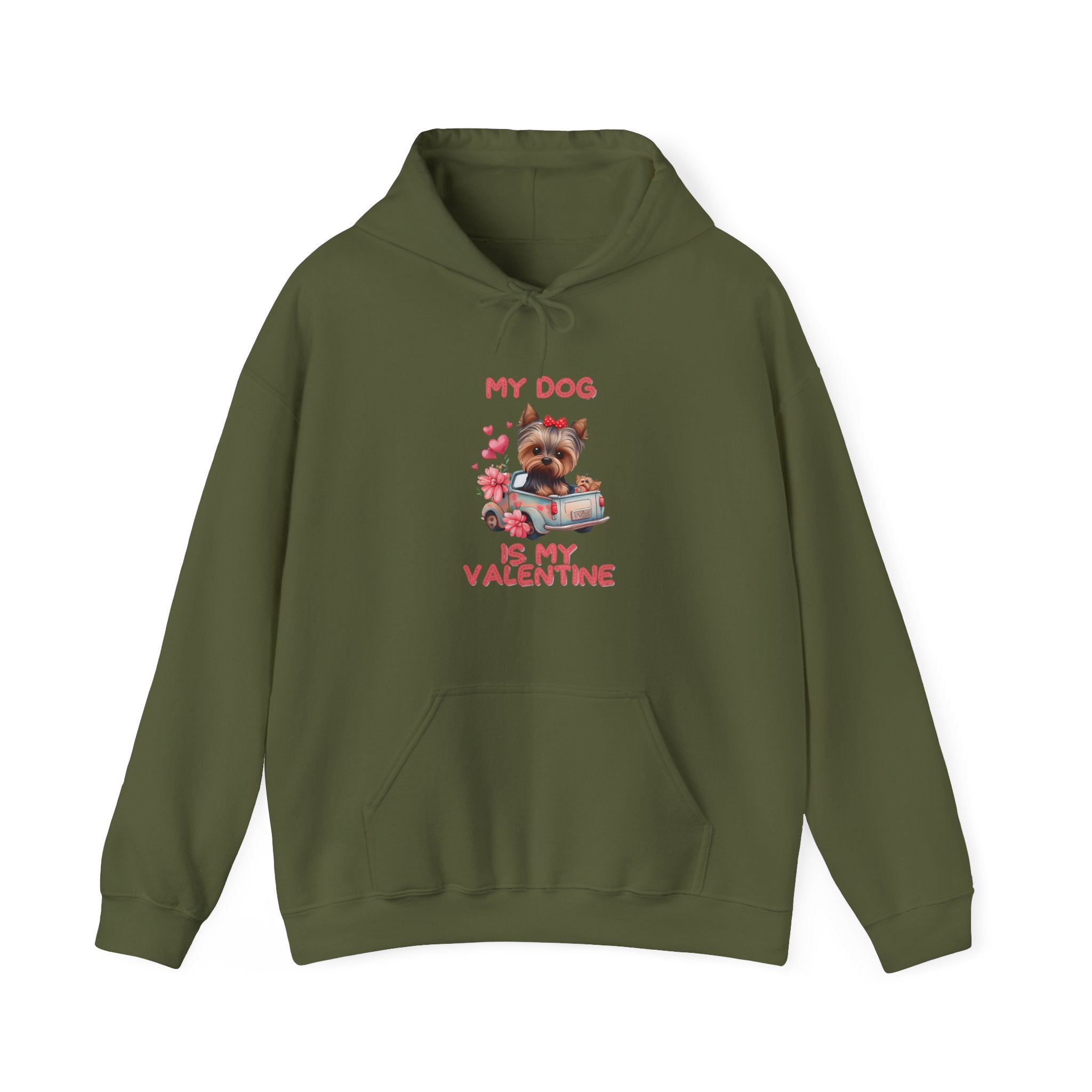 My Dog is My Valentine Hoodie – Cozy & Stylish Pet Lover's Apparel for Valentine's Day