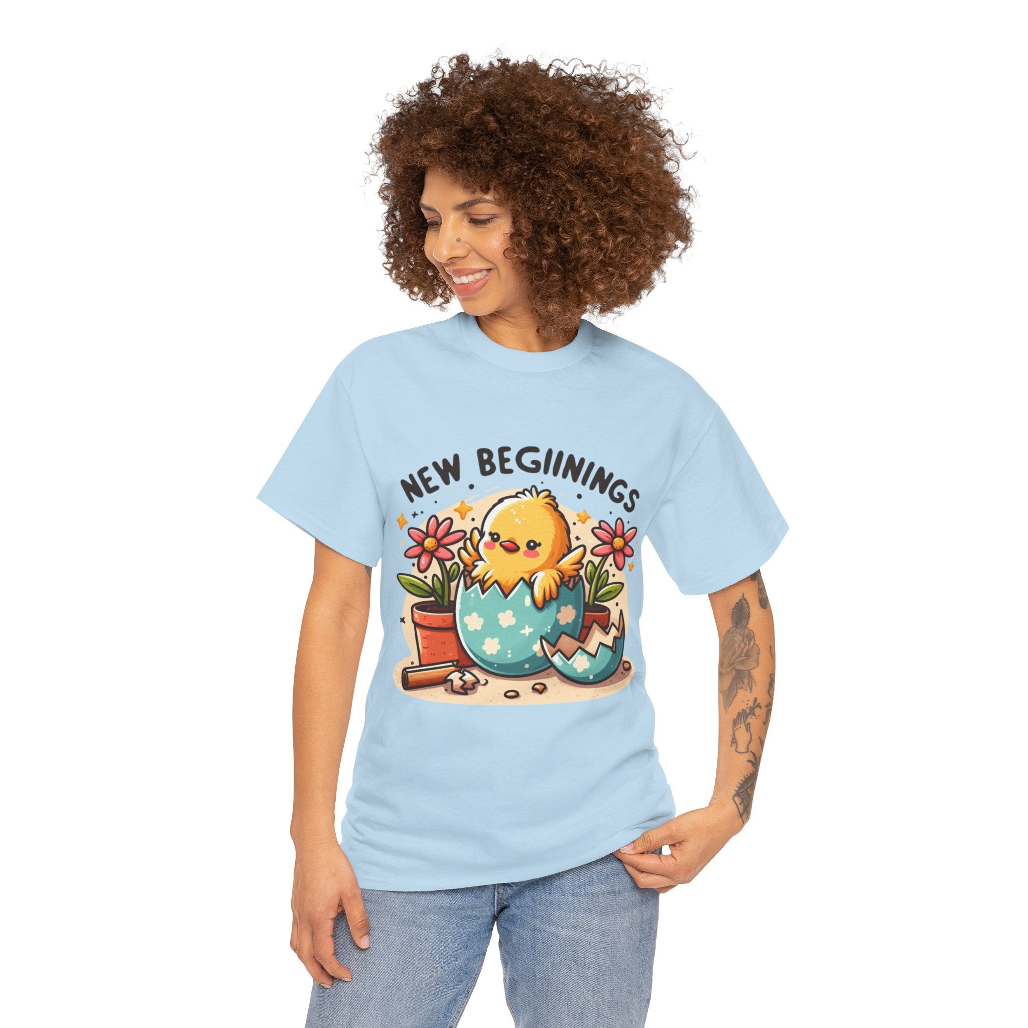 Easter Bliss: New Beginnings T-shirt for Celebrating the Resurrection