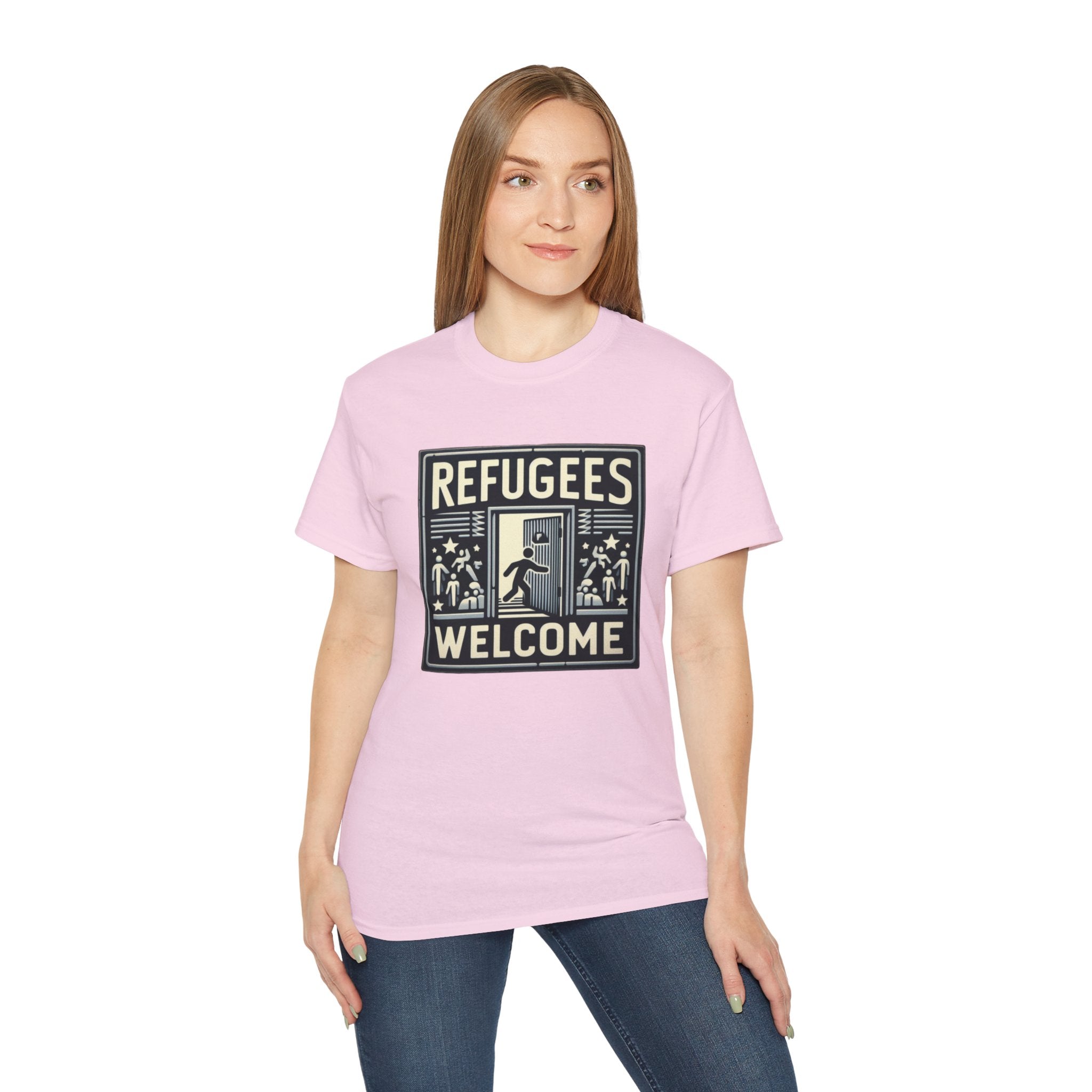 Empathy in Action: Refugee Welcome T-Shirt - Wear Your Support Proudly