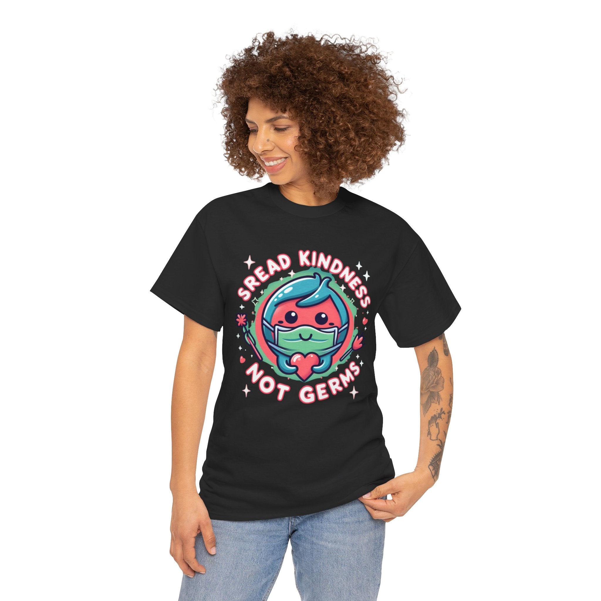 Spread Kindness, Not Germs T-Shirt: Inspire Positivity Everywhere You Go