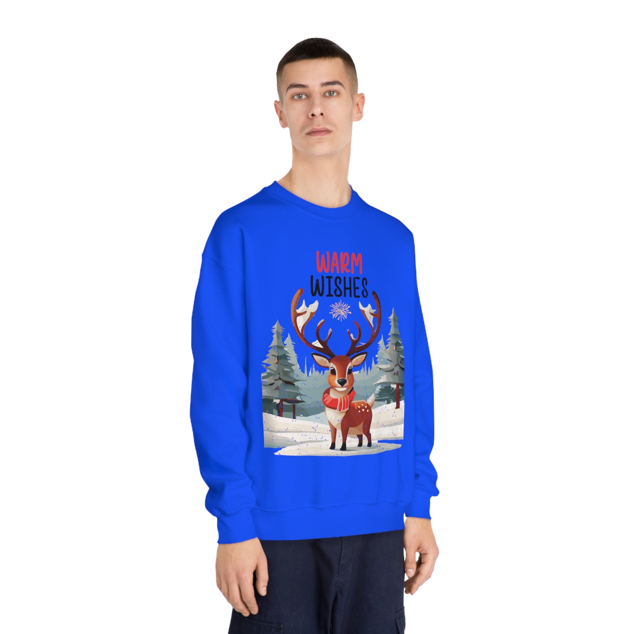 Cozy Comfort: Warm Wishes Christmas Sweatshirt"