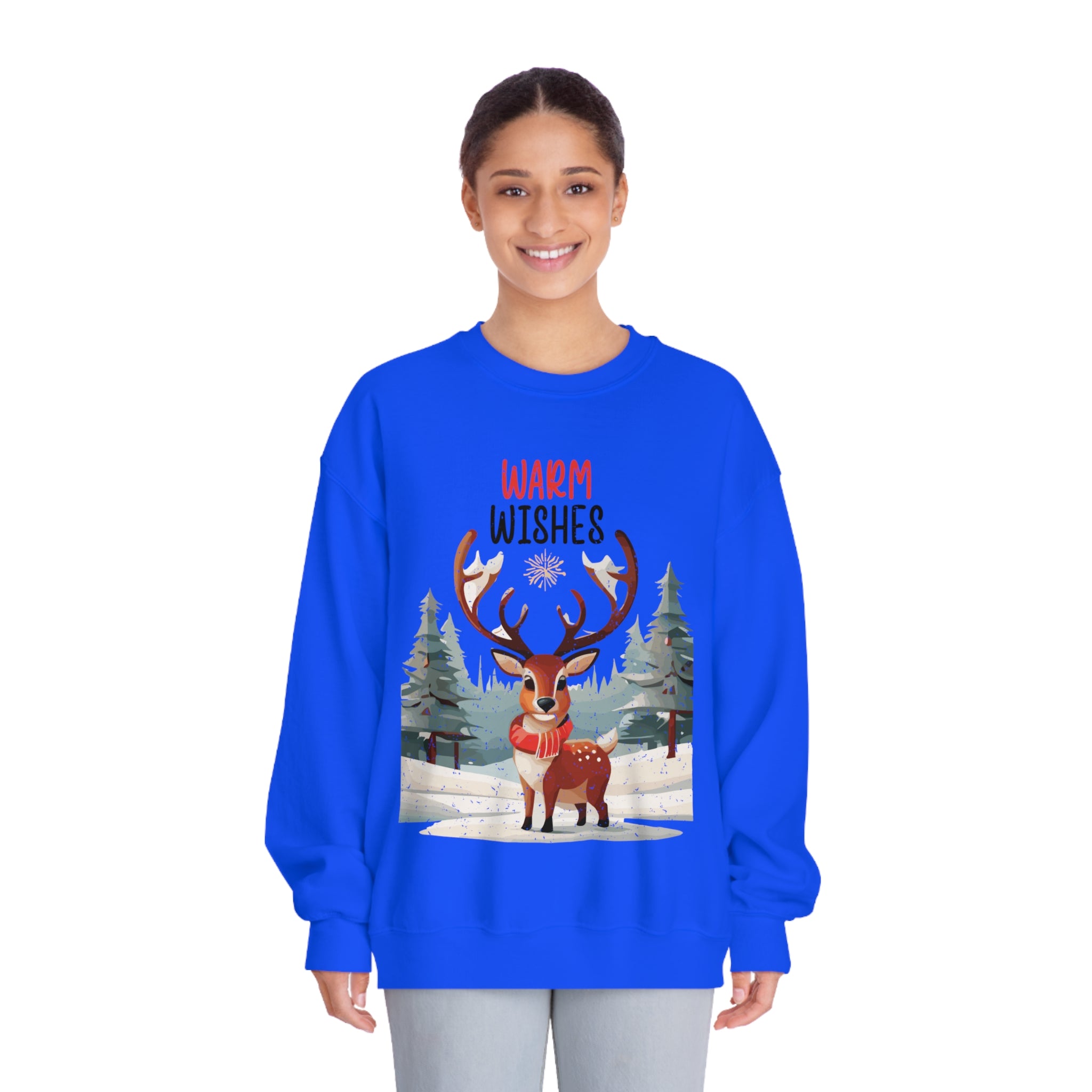 Cozy Comfort: Warm Wishes Christmas Sweatshirt"