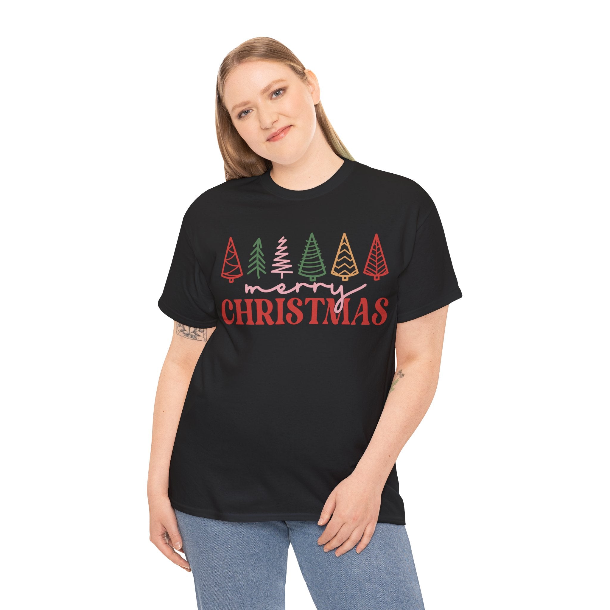 Festive Joy Merry Christmas T-Shirt: Spread Holiday Cheer