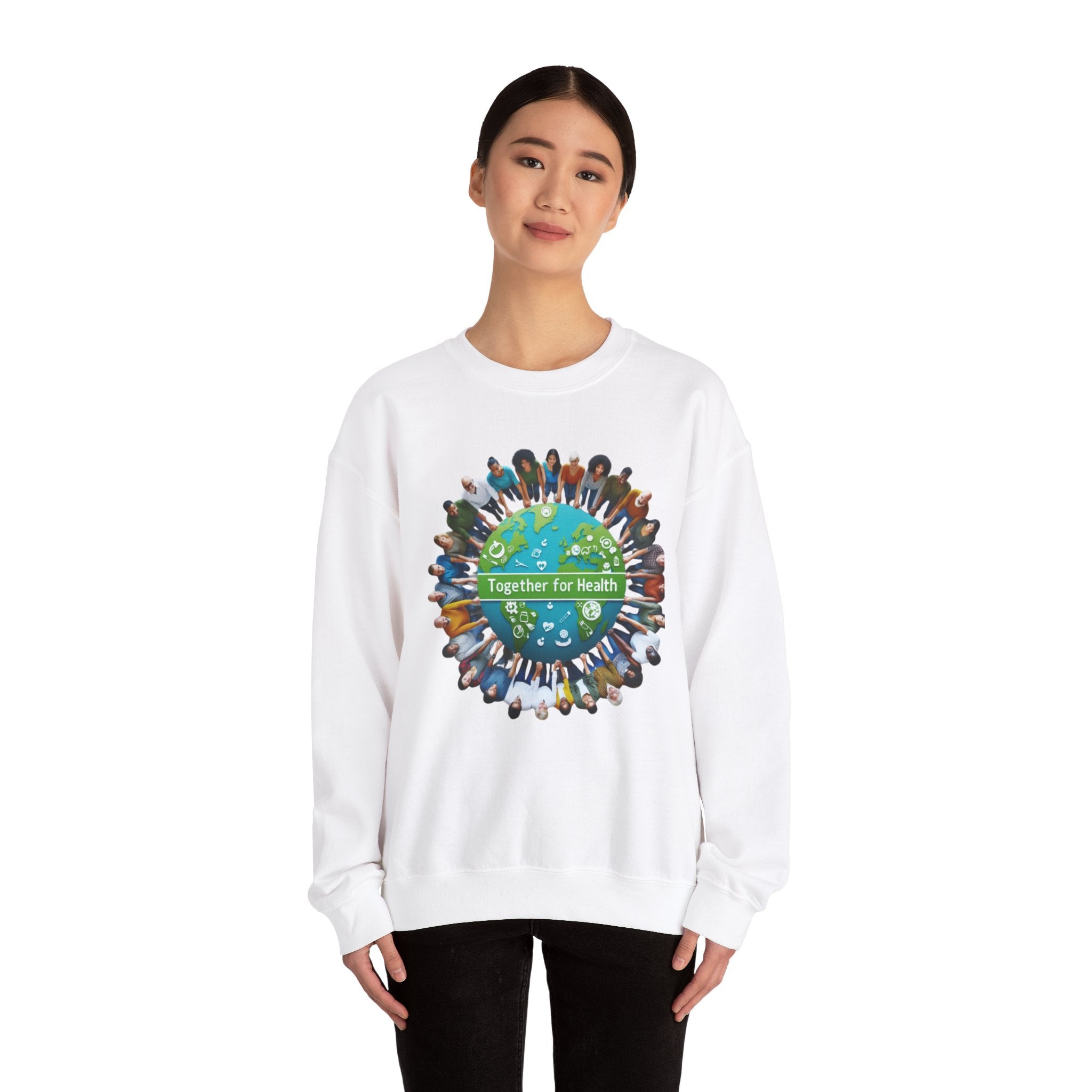 Cozy Comfort: Together for Health Sweatshirt - Supportive Style for Wellness Warriors