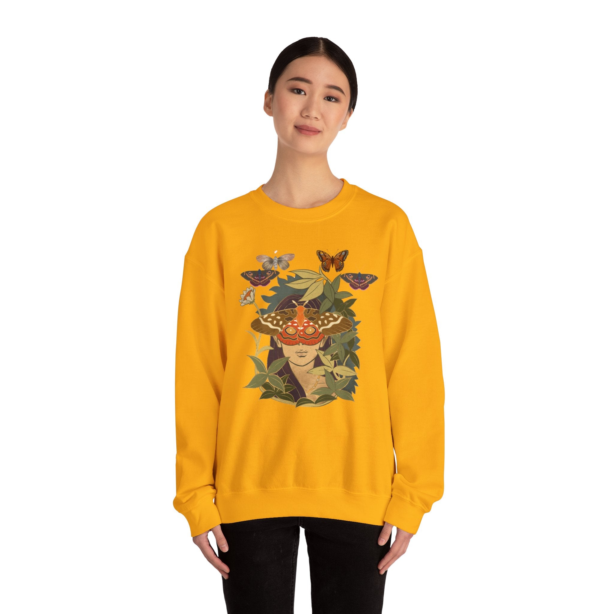 Elegant Vintage Moths Sweatshirt: Timeless Style & Comfort