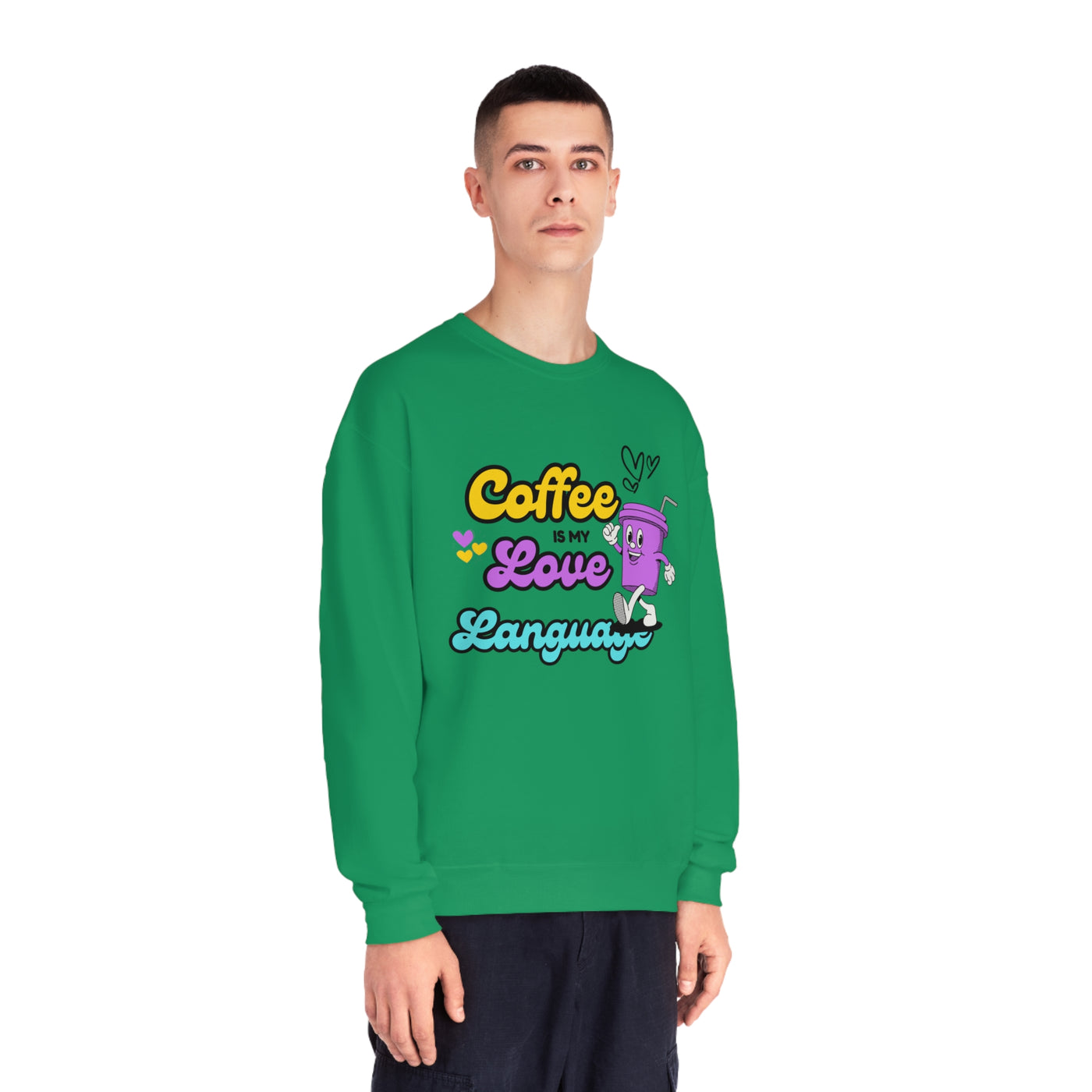 Coffee is My Love Language Sweatshirt - Funny Coffee Lover Sweatshirt