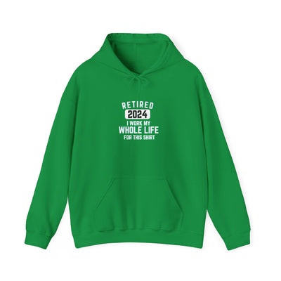 Retired 2024: Celebrating a Lifetime of Hard Work with this Shirt Hoodie