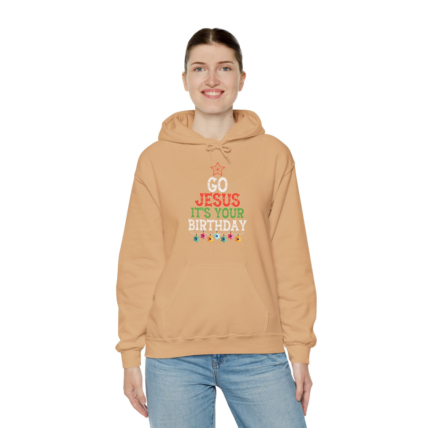 Go Jesus It's Your Birthday Hoodie - Festive Holiday Apparel"