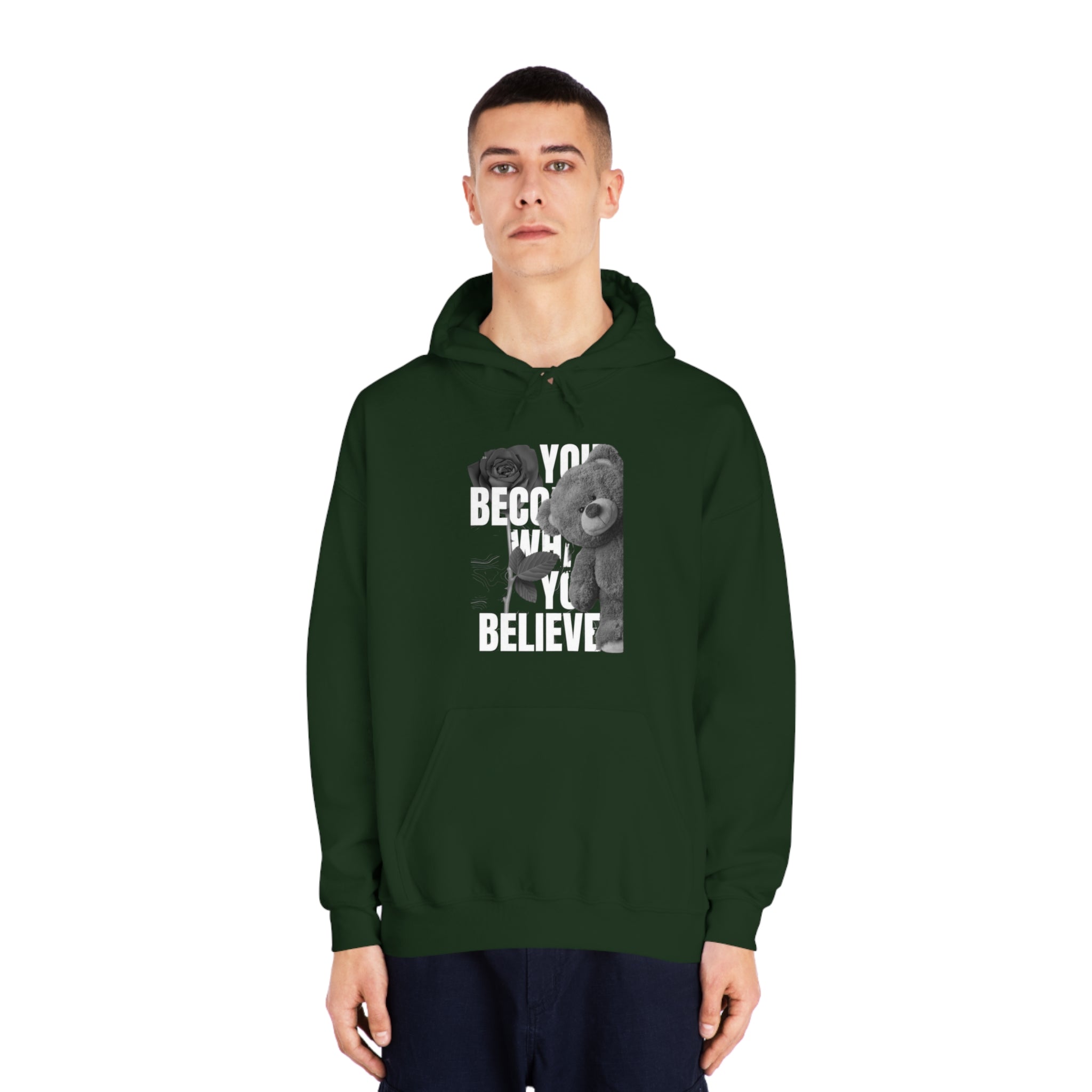 You Become What You Believe' Hoodie - Inspiring Confidence and Style, Empowerment Fashion, Believe In Yourself