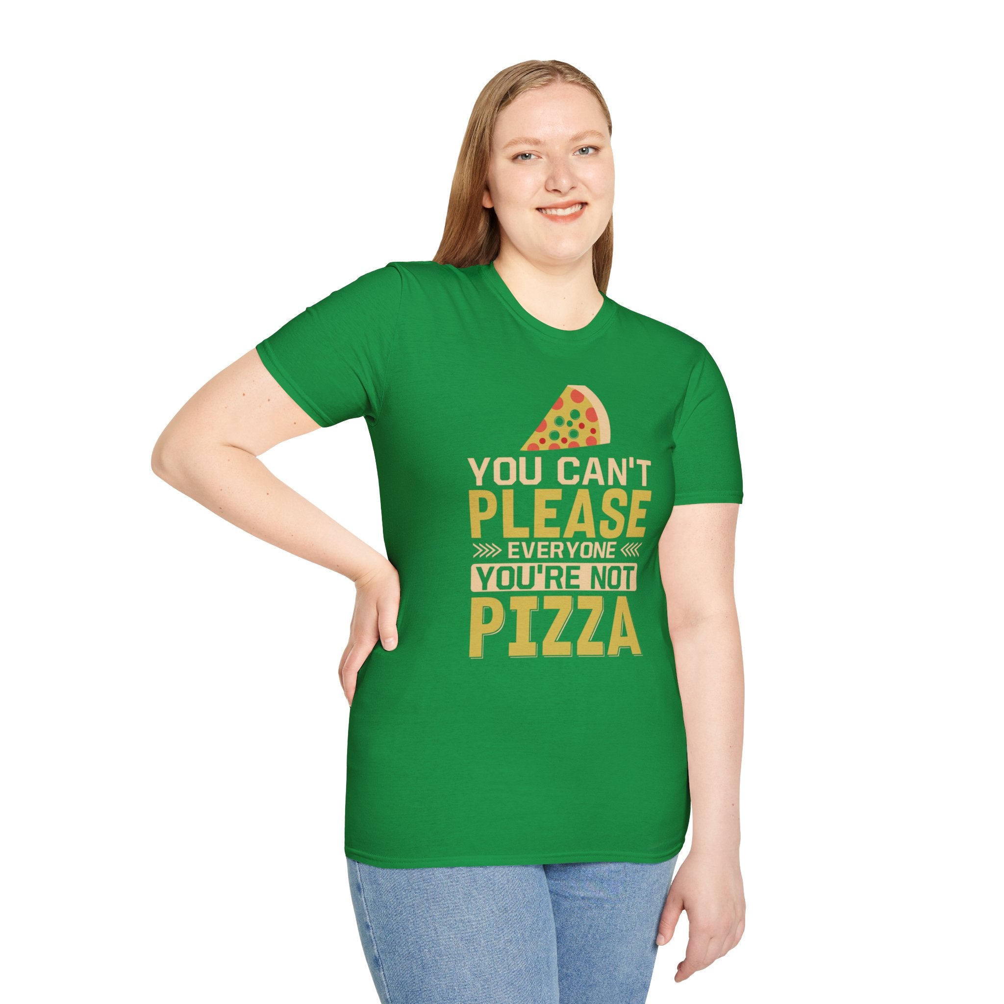 Funny 'You Can't Please Everyone Tee: Quirky Pizza Lover T-Shirt