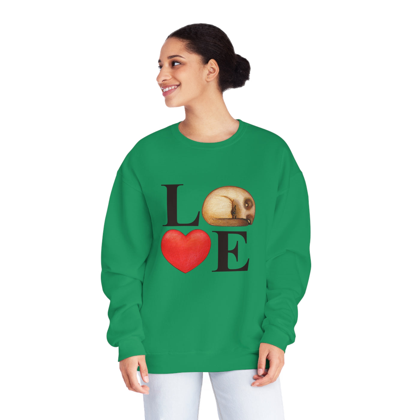 Product Title:  "Love Sweatshirt: Cozy and Romantic Valentine's Day Sweatshirt