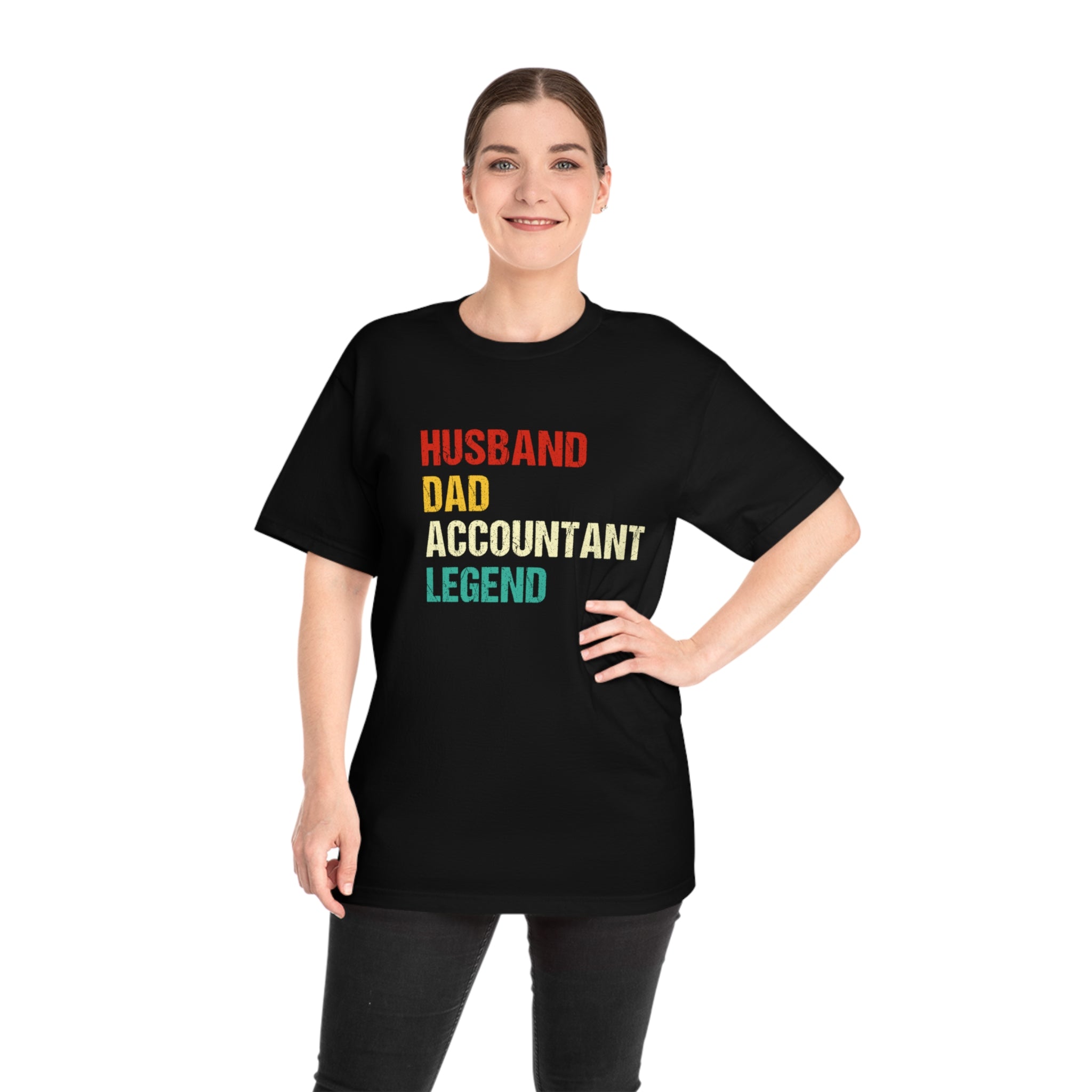 Husband, Dad and Vintage Accountant Legend Shirt - Retro Father's Day Gift Tee for Dad