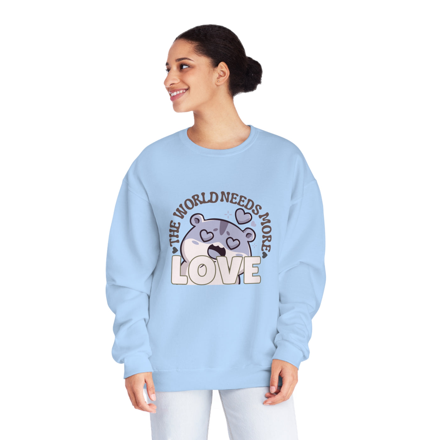 The World Needs More Love Valentine's Day Sweatshirt - Spread Love & Positivity