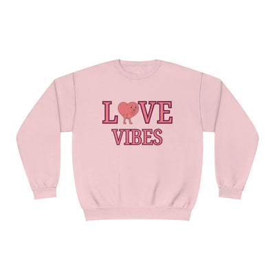 Love Vibes Valentine's Day Sweatshirt - Cozy & Romantic Crewneck