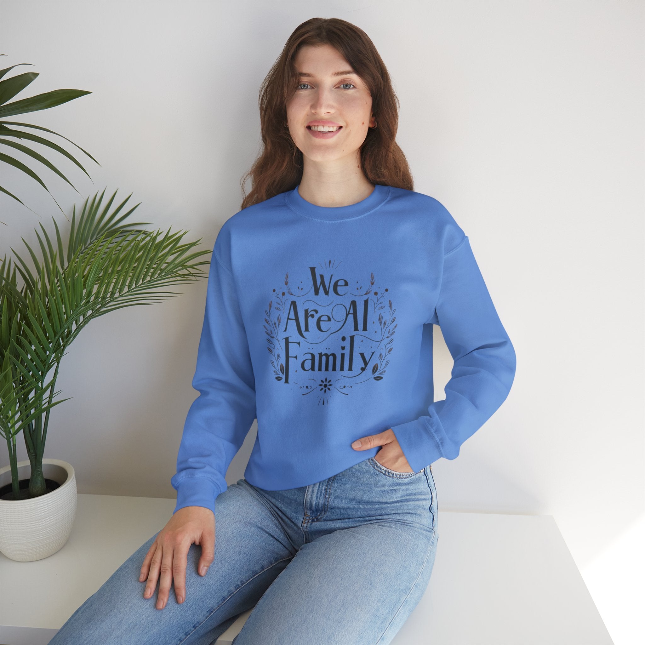 Unity Embodied: 'We Are All One Family' Sweatshirt