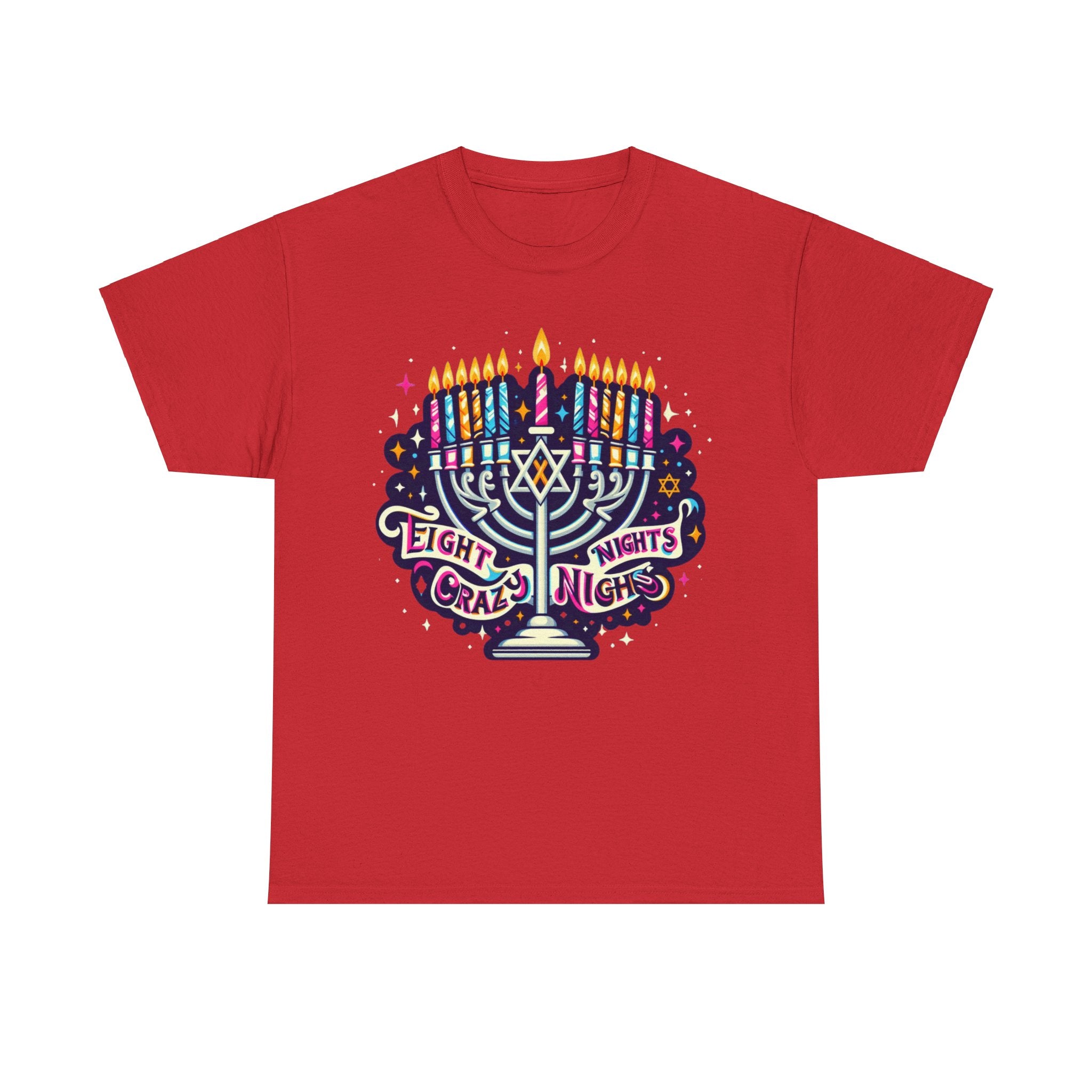 Eight Crazy Nights Hanukkah T-Shirt: Celebrate the Festival of Lights in Style