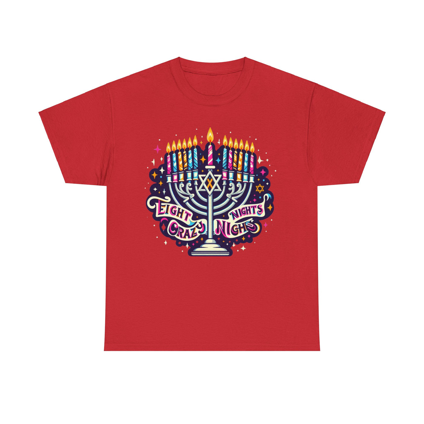 Eight Crazy Nights Hanukkah T-Shirt: Celebrate the Festival of Lights