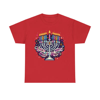 Eight Crazy Nights Hanukkah T-Shirt: Celebrate the Festival of Lights