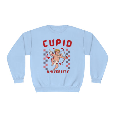 Cupid University Valentine's Day Sweatshirt - Funny & Flirty College Sweatshirt