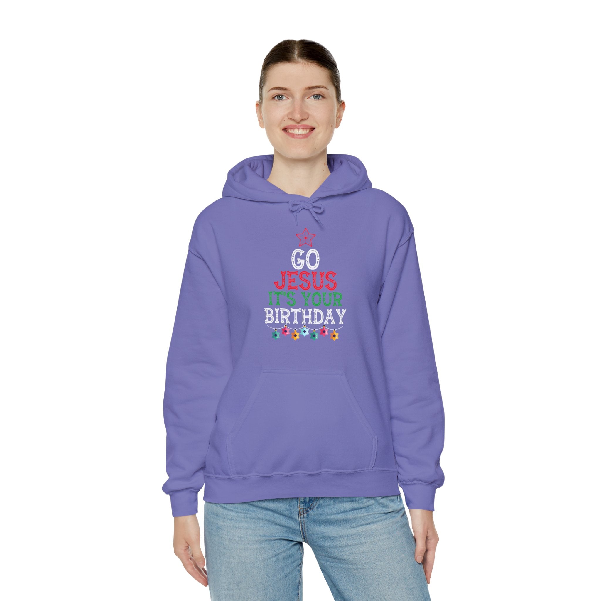 Go Jesus It's Your Birthday Hoodie - Festive Holiday Apparel"