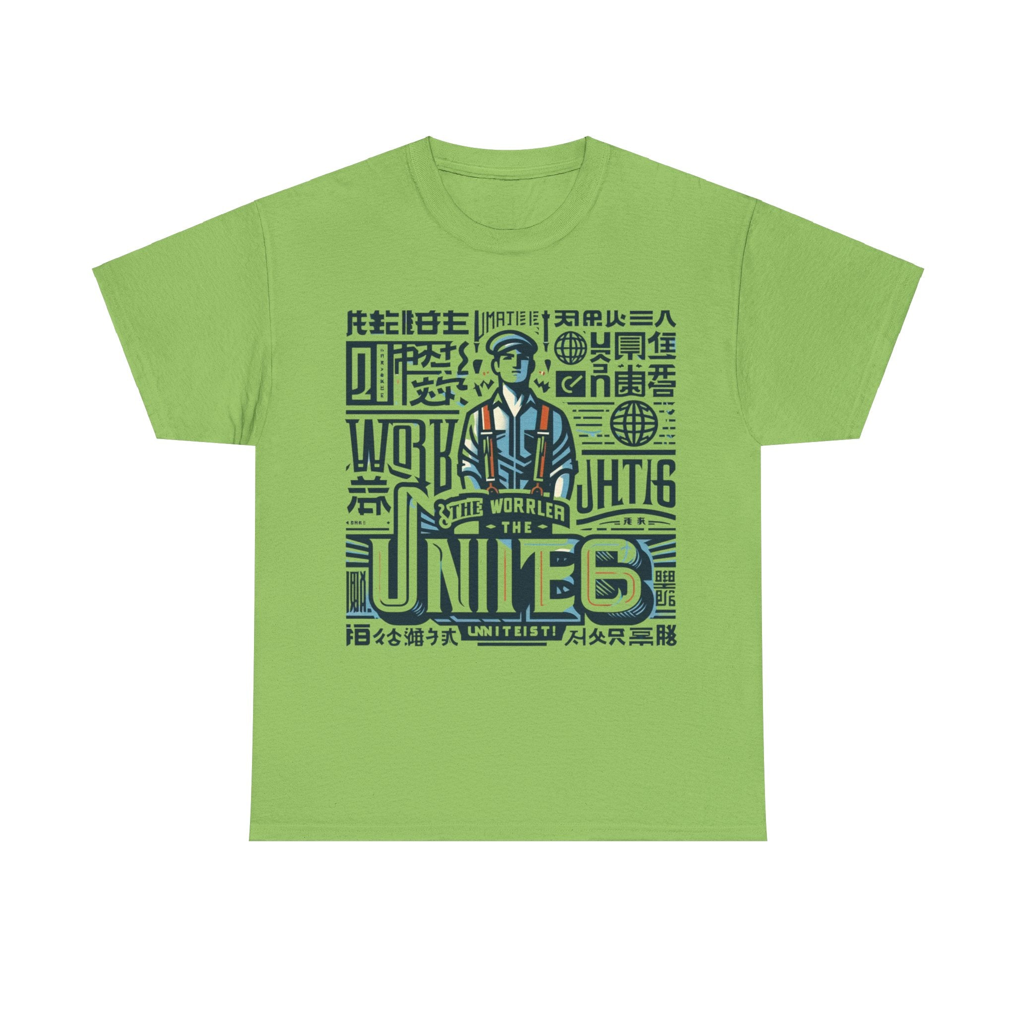 Workers of the World, Unite" Multilingual T-shirt | Solidarity Tee in Multiple Languages