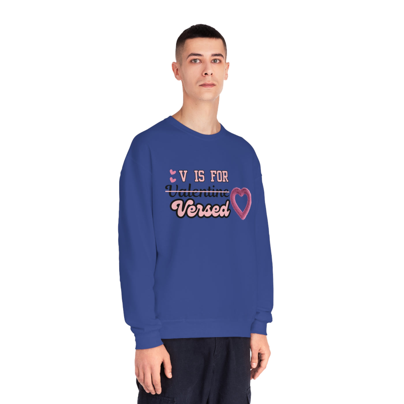 V Is For Valentine Versed Sweatshirt: A Literary Twist For Lovebirds