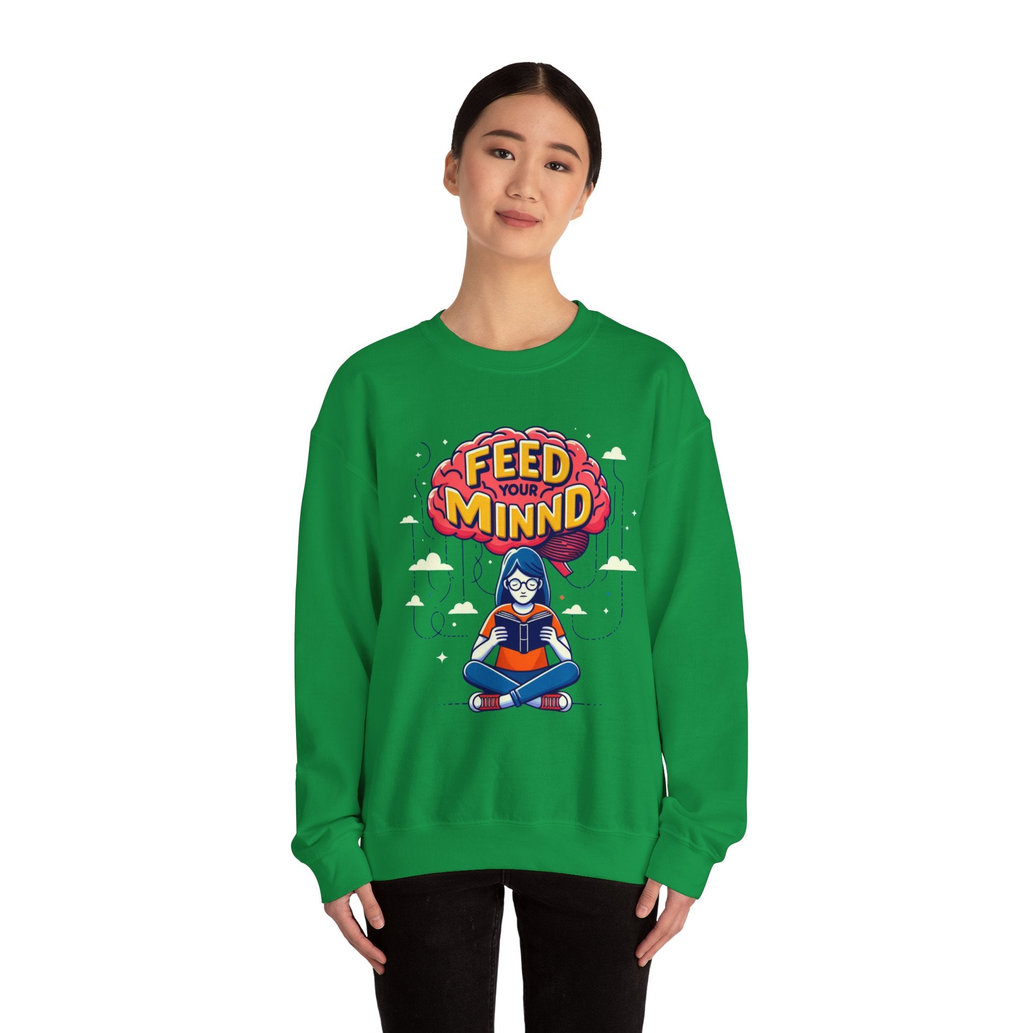 Empower Your Mind Sweatshirt - Inspirational Graphic Print for Elevated Style