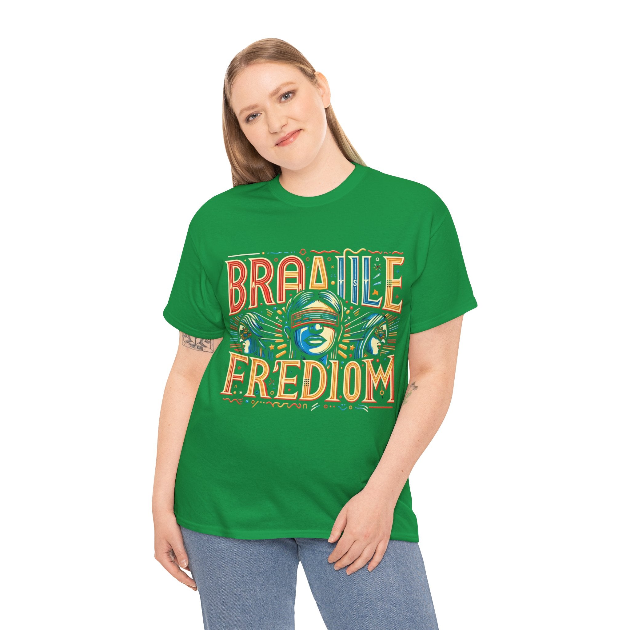 Empowerment in Braille: Braille is Freedom T-Shirt