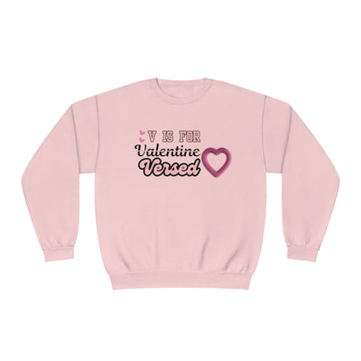 V Is For Valentine Versed Sweatshirt: A Literary Twist For Lovebirds