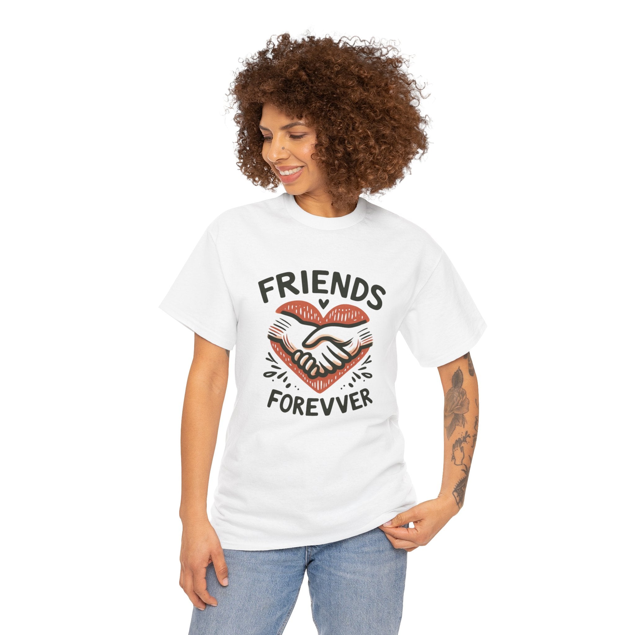 Friends Forever Graphic T-shirt: Celebrate Unbreakable Bonds in Style