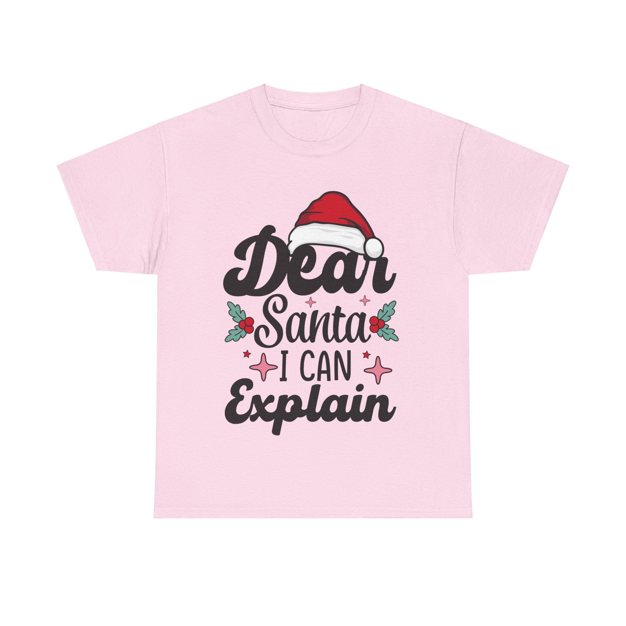 Funny 'Dear Santa, I Can Explain' Christmas T-Shirt