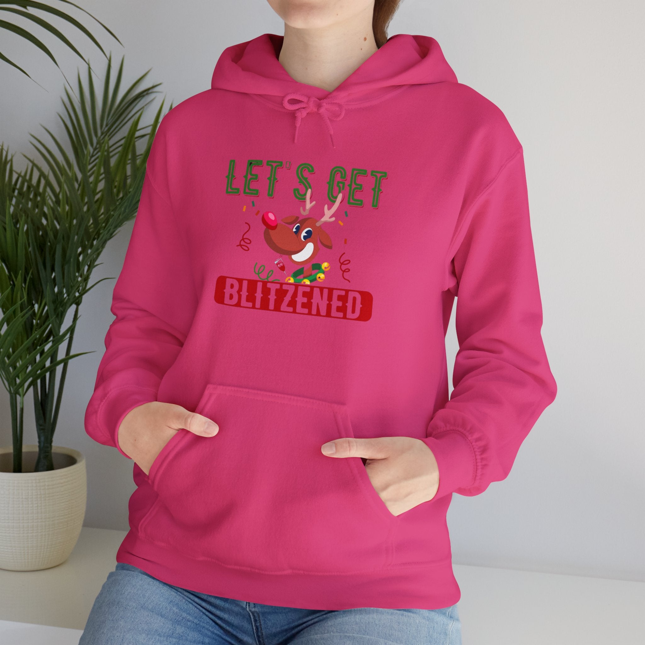 Let's Get Blitzened  Christmas Sweater for Men and Women,  Men and Womens Christmas sweatshirts, Christmas party top