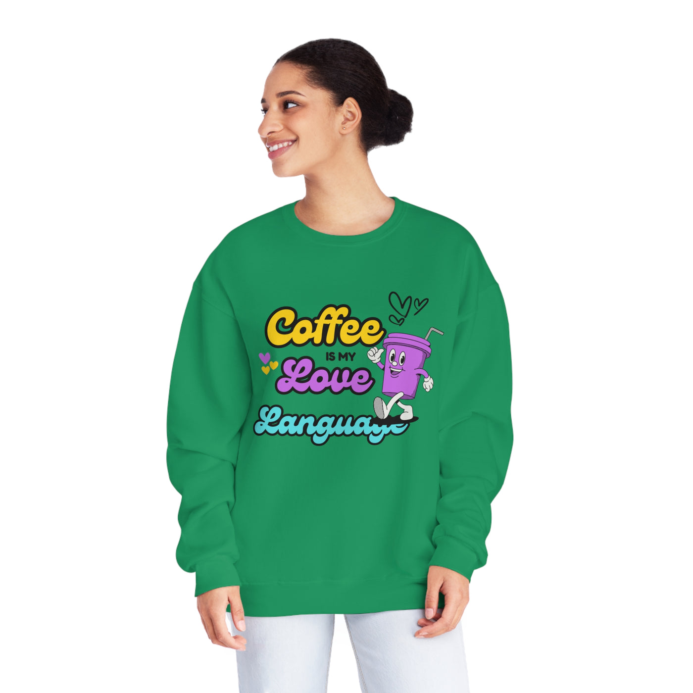 Coffee is My Love Language Sweatshirt - Funny Coffee Lover Sweatshirt