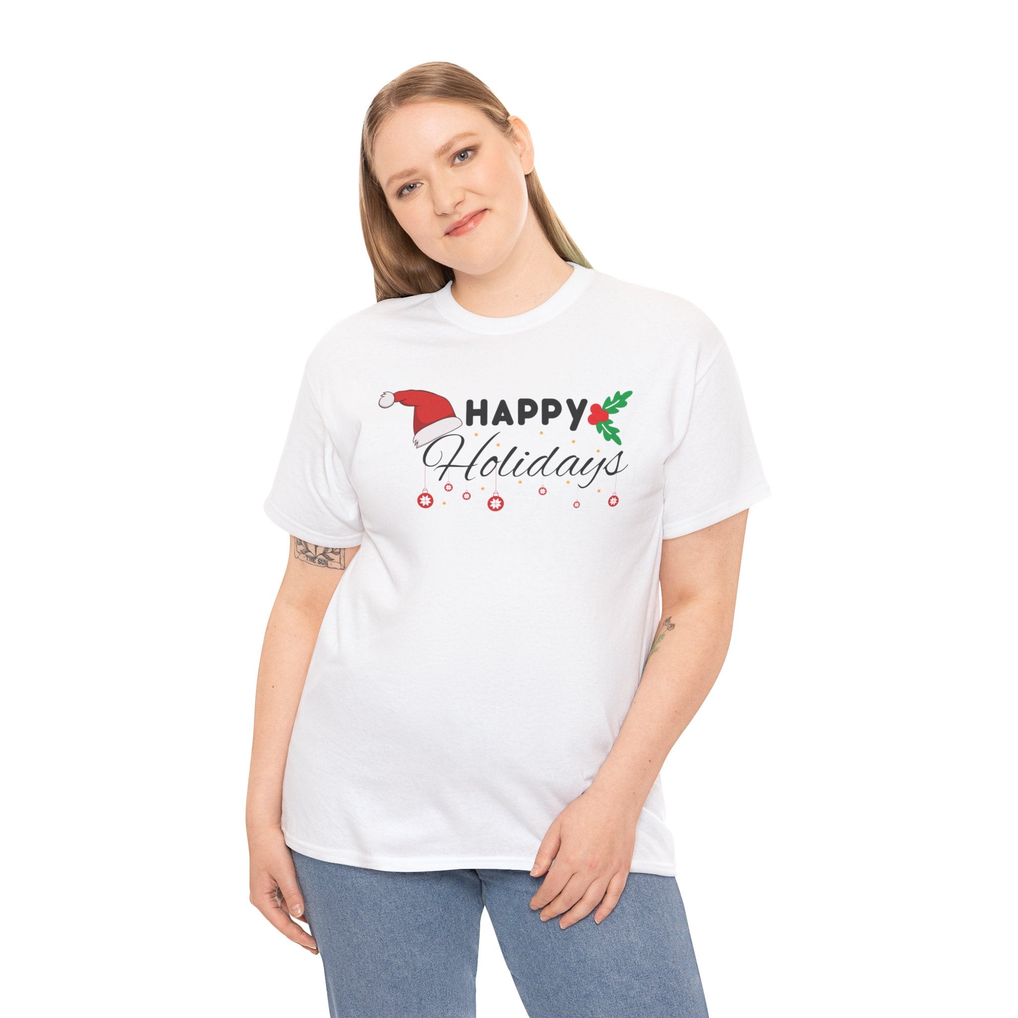 Festive Vibes: Happy Holidays T-Shirt