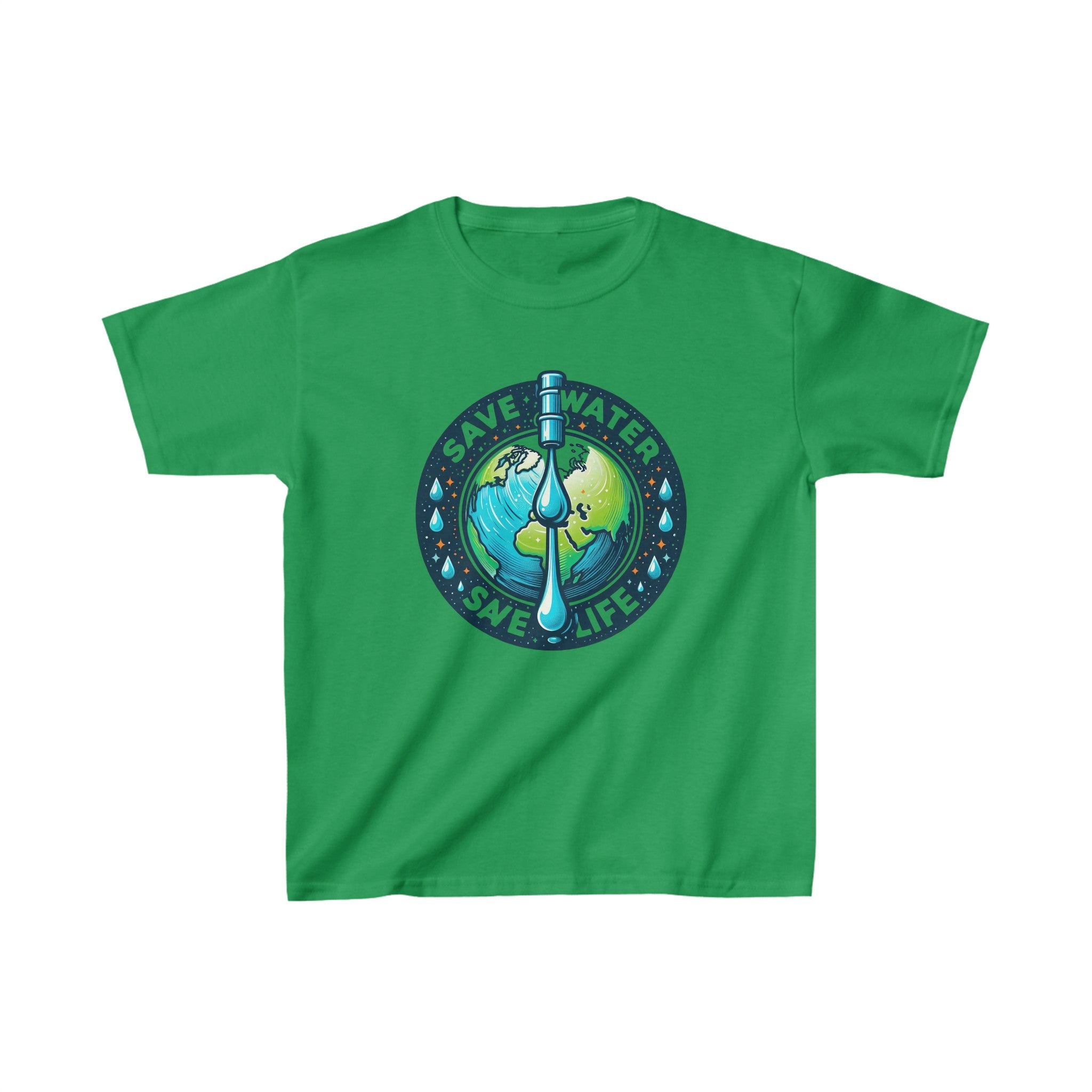 Save Water, Save Life - Eco-Friendly Kids T-Shirt for Environmental Awareness