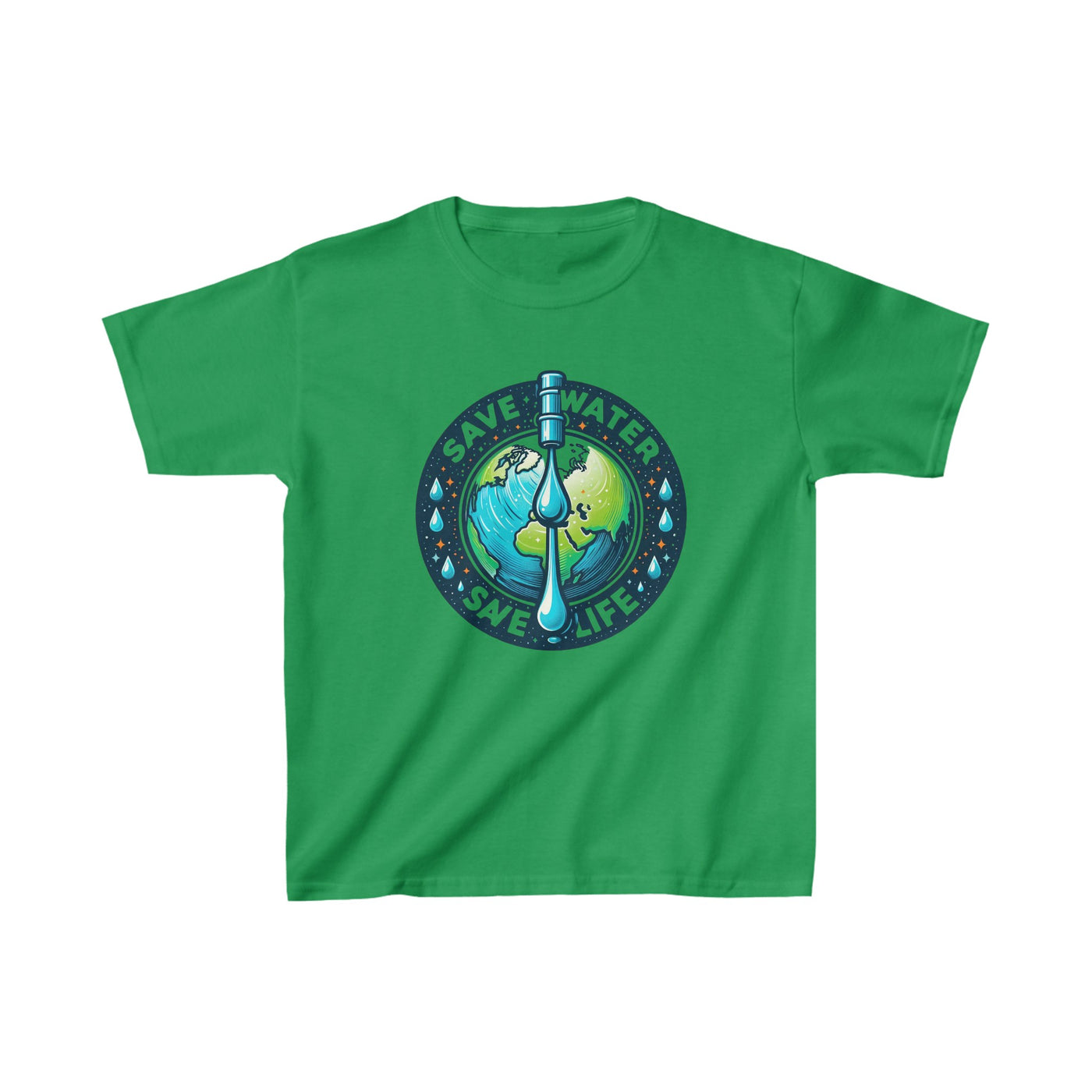 Save Water, Save Life Kids Tee: Eco-Friendly & Educational