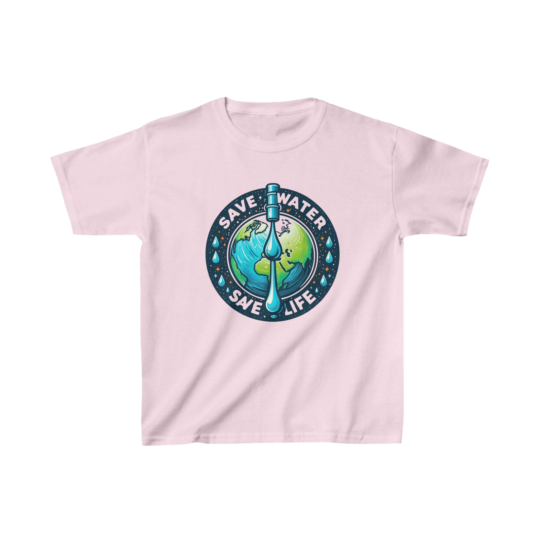 Save Water, Save Life - Eco-Friendly Kids T-Shirt for Environmental Awareness